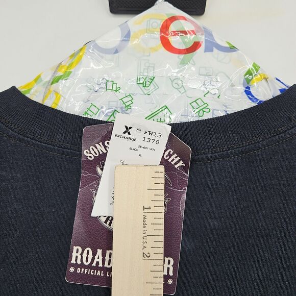 Sons Of Anarchy‎ Shirt Mens XL Black Men Of Mayhem Motorcycle Club SOA Tee - Picture 7 of 12